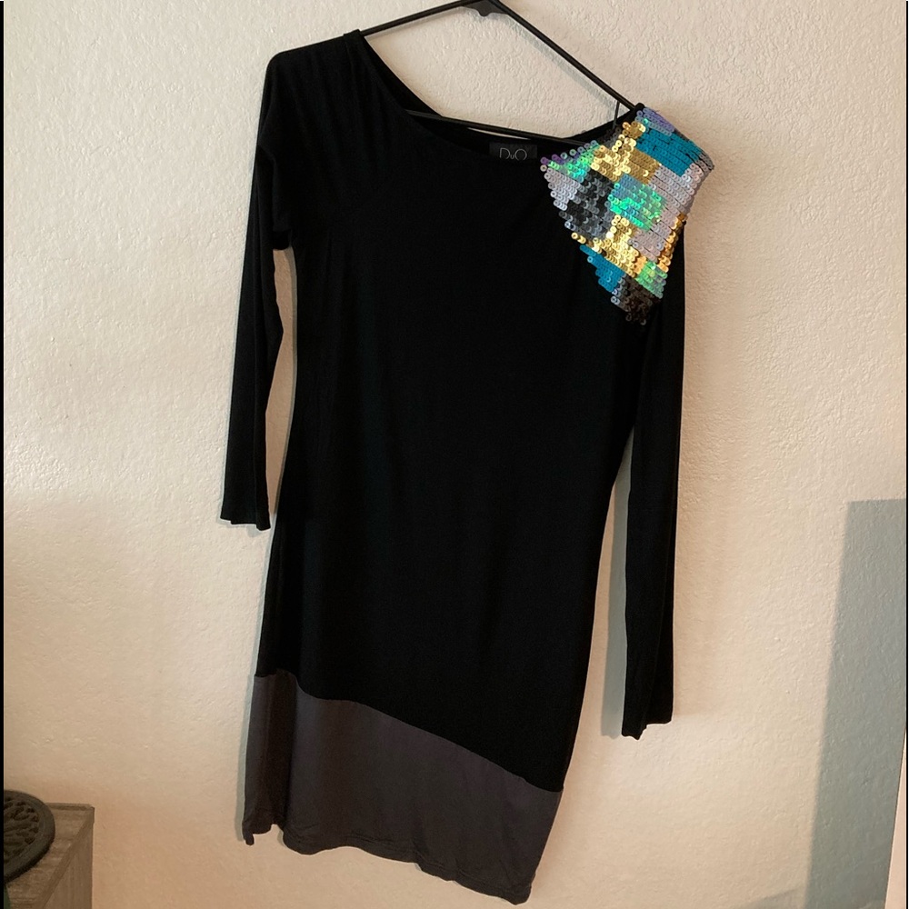 Body con black dress